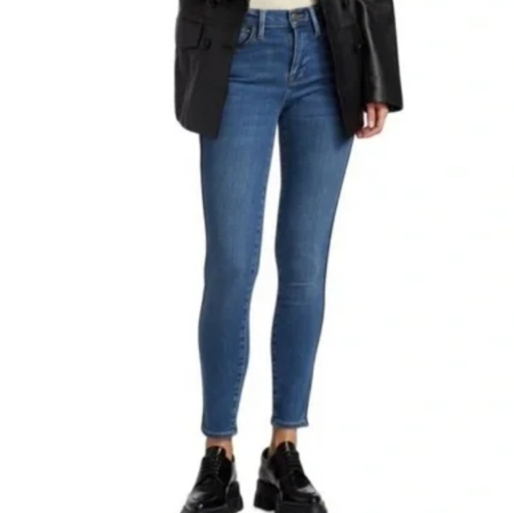 Frame Denim Women's Classic Blue Le High Skinny Jeans Size 24